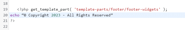 Update File | The Plus Addons for Elementor Update file how to change footer copyright text in wordpress from the plus addons for elementor