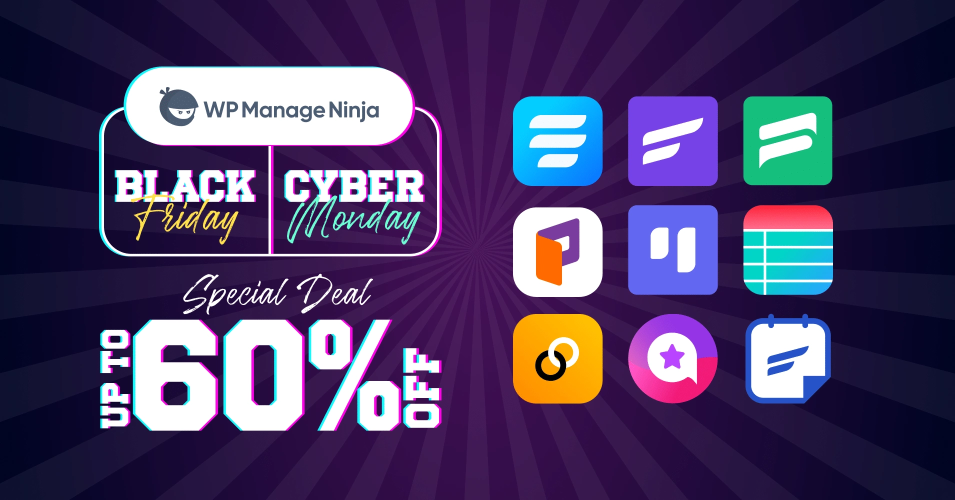 Wp manage ninja best wordpress black friday deals in 2024 from the plus addons for elementor