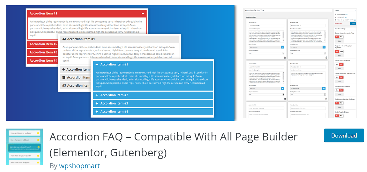 Accordion faq 5 best faq plugins for wordpress [free q&a templates] from the plus addons for elementor