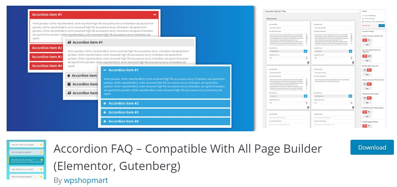 Accordion faq 6 best faq plugins for wordpress [free q&a templates] from the plus addons for elementor