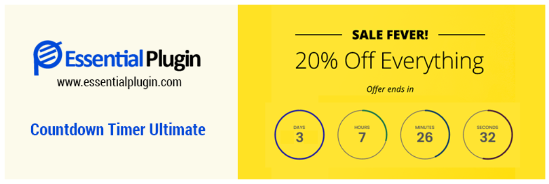 Countdown timer ultimate 5 best wordpress countdown timer plugins [use fomo] from the plus addons for elementor