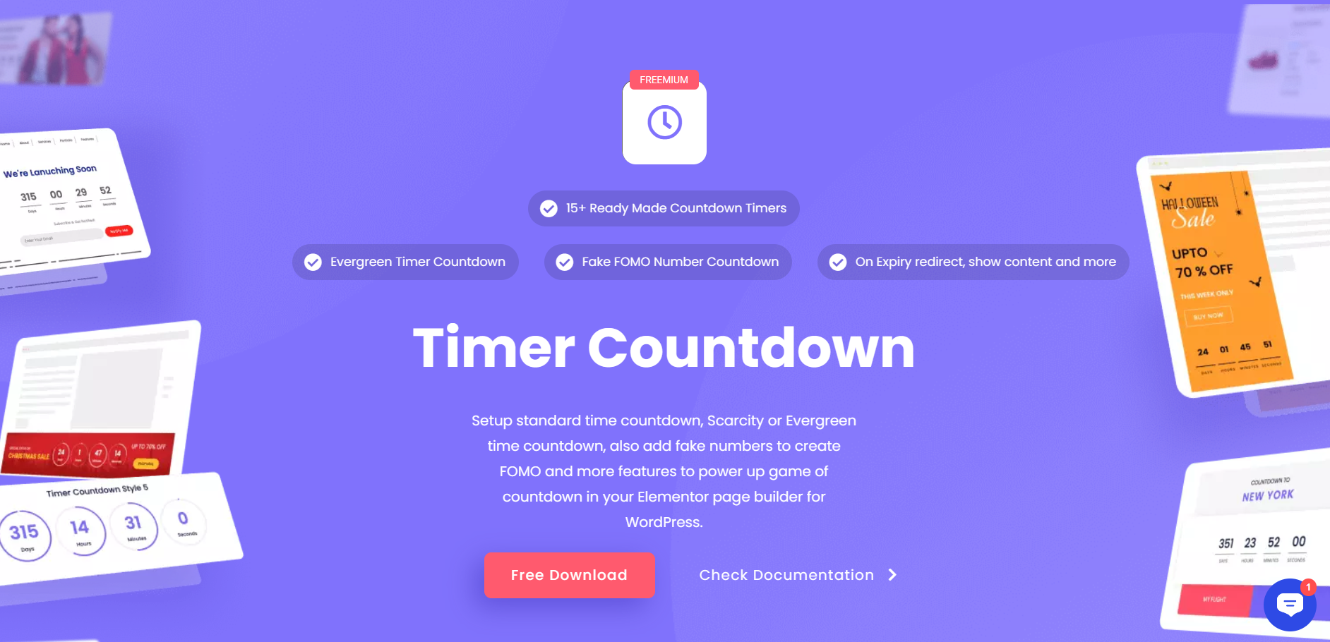 Countdown timer widget by the plus addons for elementor 5 best wordpress countdown timer plugins [use fomo] from the plus addons for elementor