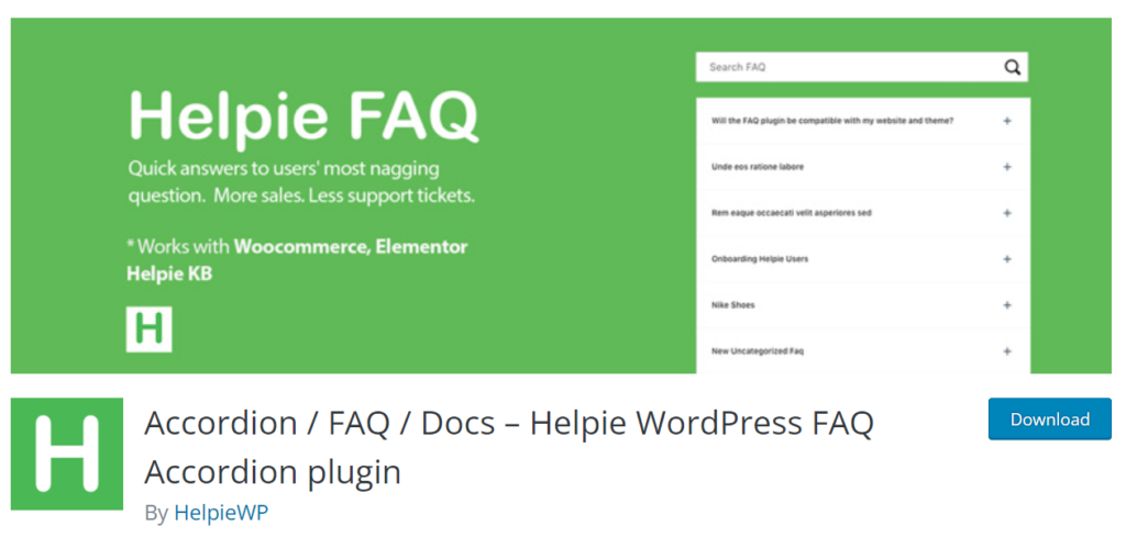 Helpie faq 5 best faq plugins for wordpress [free q&a templates] from the plus addons for elementor