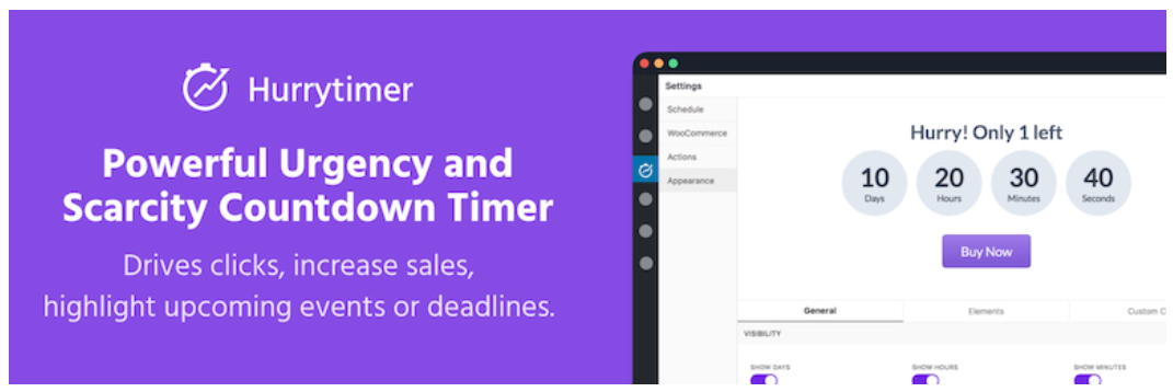 Hurrytimer 5 best wordpress countdown timer plugins [use fomo] from the plus addons for elementor