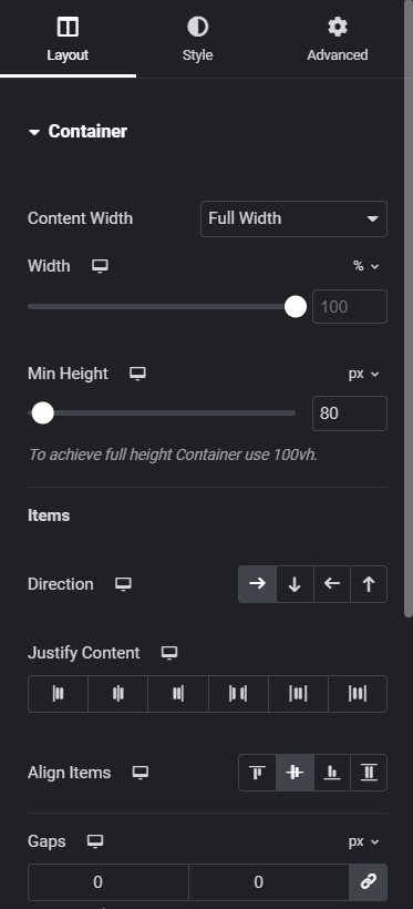 Layout tab how to use elementor header templates [complete guide] from the plus addons for elementor