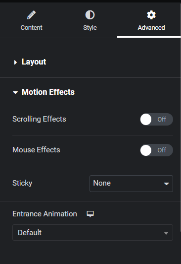 Motion effects how to use elementor in wordpress in 2024 [beginners guide] from the plus addons for elementor