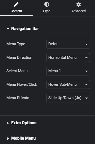 Select menu how to use elementor header templates [complete guide] from the plus addons for elementor