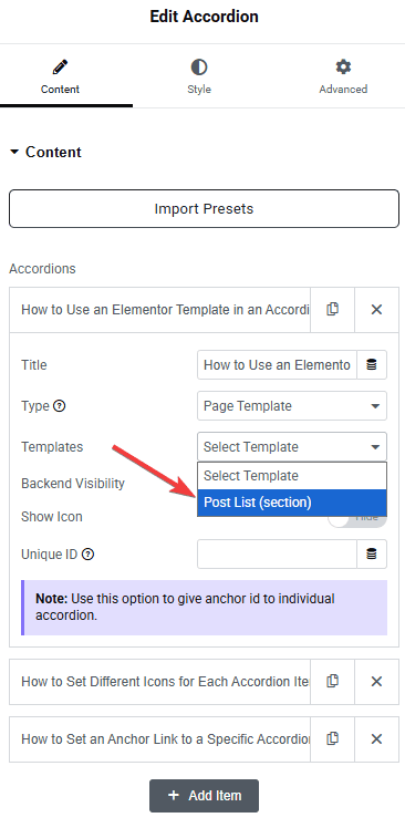 Tpae Accordion Template Post List Section | The Plus Addons for Elementor Tpae accordion template post list section how to use elementor template in accordion content? From the plus addons for elementor