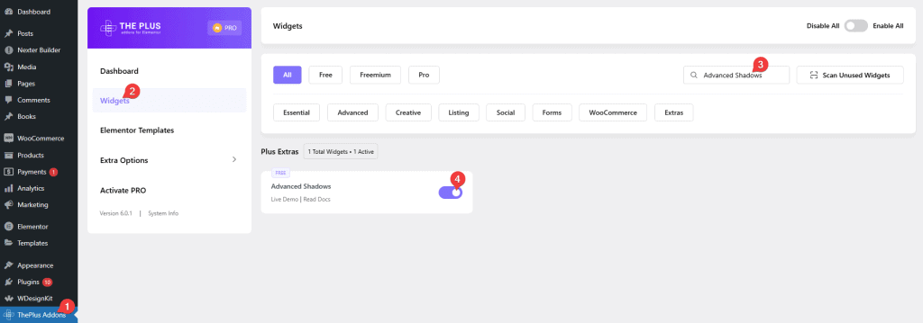 advanced shadows | The Plus Addons for Elementor Advanced shadows advanced shadows: settings overview from the plus addons for elementor