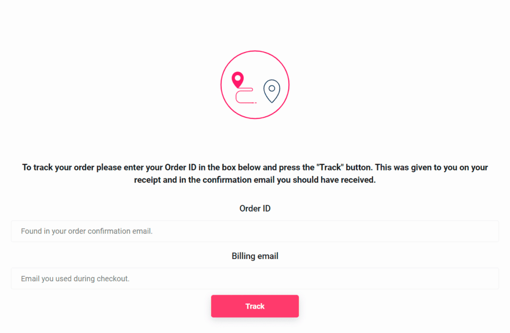 woo order track demo | The Plus Addons for Elementor Woo order track demo