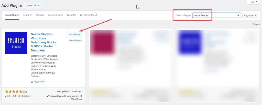 Install nexter blocks how to display gutenberg blocks in elementor? [tutorial included] from the plus addons for elementor