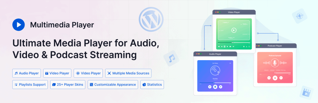 Multimedia player 6 best wordpress video player plugins [selfhost, youtube & vimeo] from the plus addons for elementor