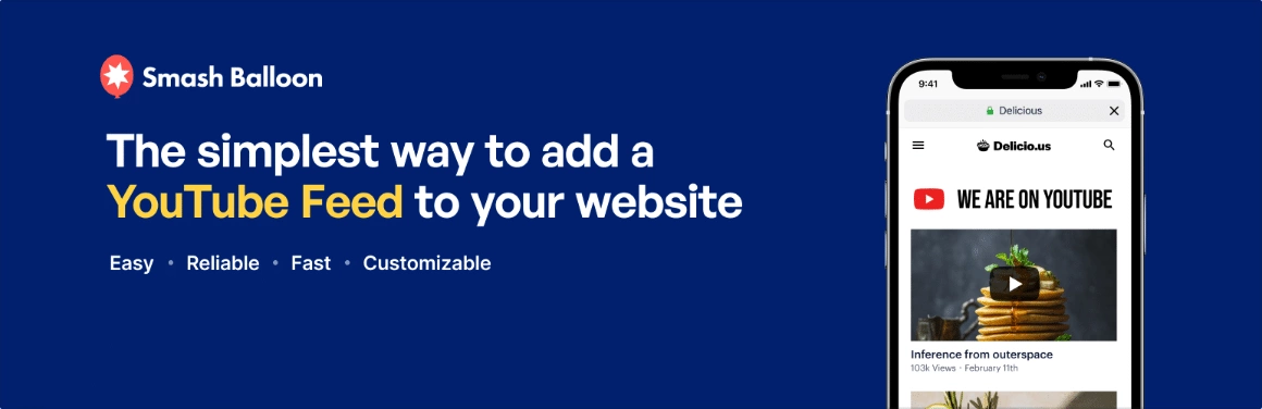 Smash balloon 1 7 best youtube plugins for wordpress [get more views] from the plus addons for elementor
