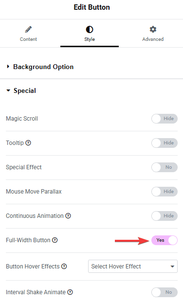 Tpae button style full width button how to create a full-width button in elementor? From the plus addons for elementor