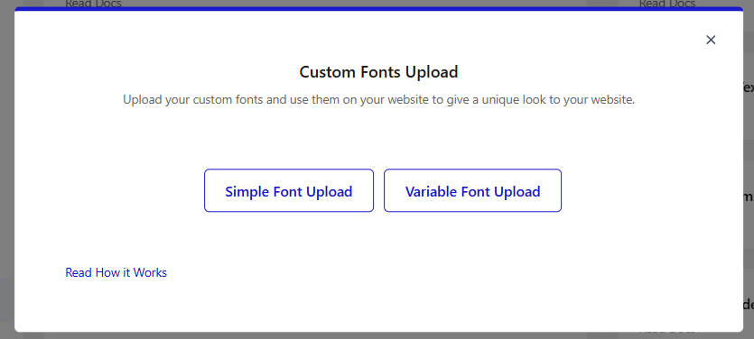 Upload type how to add custom fonts to elementor [2026] from the plus addons for elementor