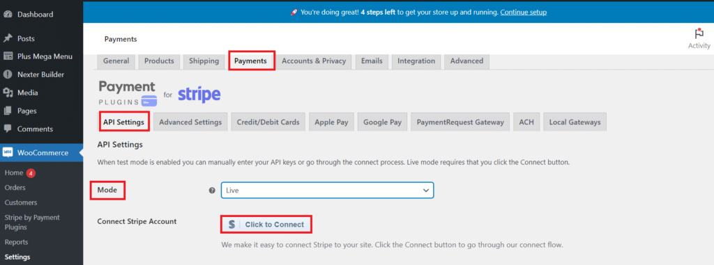 Connect stripe to your woocommerce store how to set up google pay on woocommerce [easy guide] from the plus addons for elementor