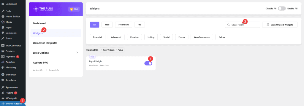 equal height | The Plus Addons for Elementor Equal height how to set equal column height in elementor for free (all widgets) from the plus addons for elementor