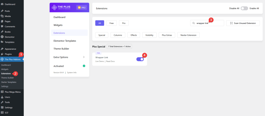 Wrapper link activate 1 how to make any section, column, container clickable in elementor using wrapper link? [free] from the plus addons for elementor
