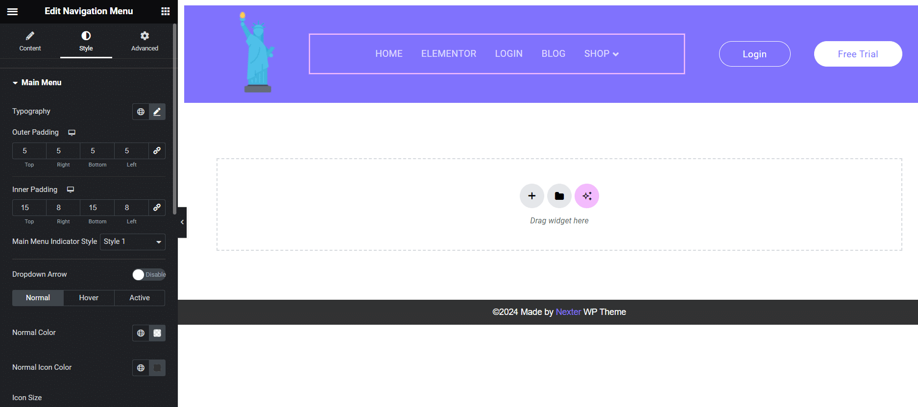 Edit navigation menu how to create header & footer in elementor [easy guide] from the plus addons for elementor
