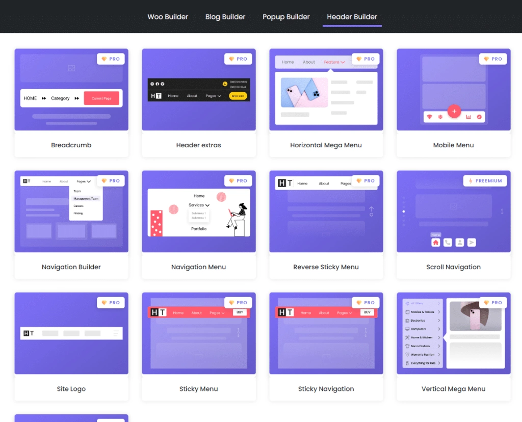 The plus addons header builder widgets how to create header & footer in elementor [easy guide] from the plus addons for elementor