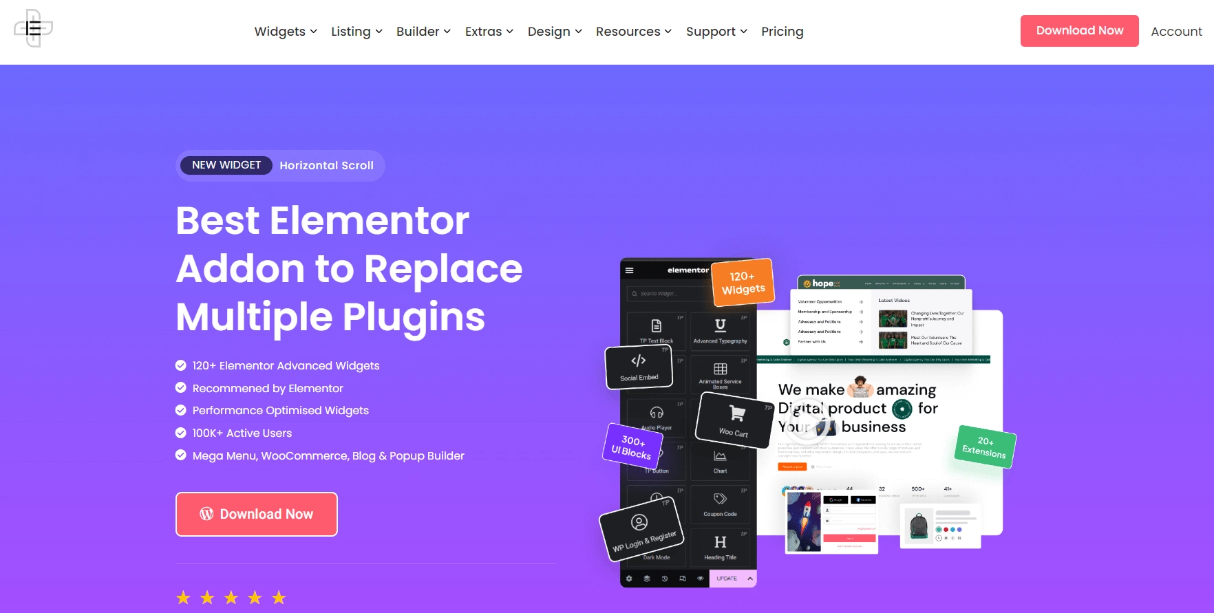 The plus addons for elementor 1 how to create header & footer in elementor [easy guide] from the plus addons for elementor