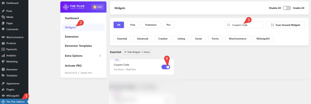Tpae Coupon Code Activate | The Plus Addons for Elementor Tpae coupon code activate coupon code widget: settings overview from the plus addons for elementor