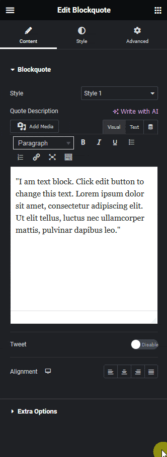 Blockquote author