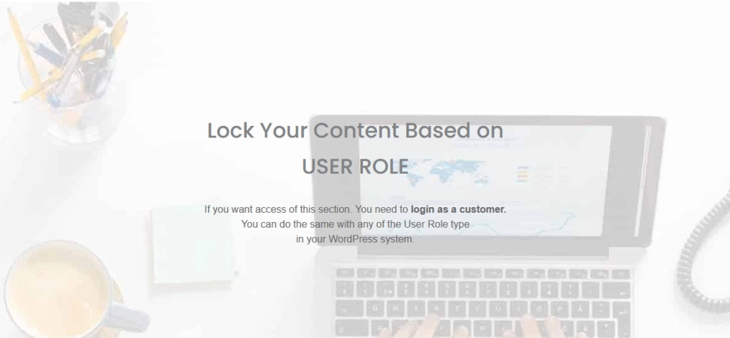 Protected content user demo