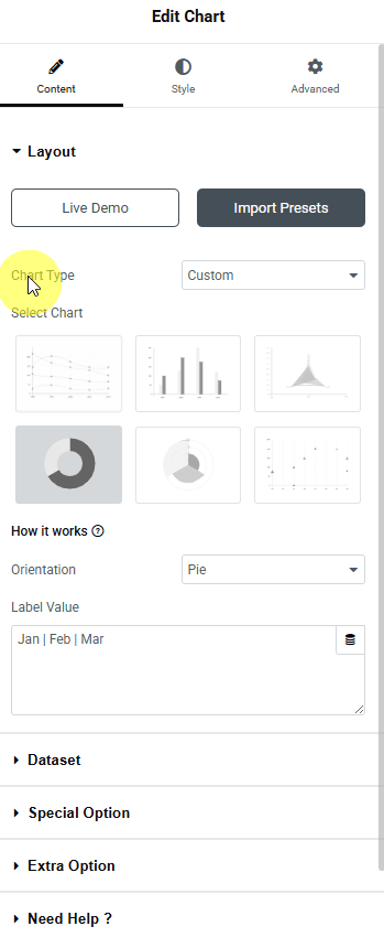 tpae chart type doughnut pie | The Plus Addons for Elementor Tpae chart type doughnut pie how to create a pie chart in elementor (doughnut chart)? From the plus addons for elementor