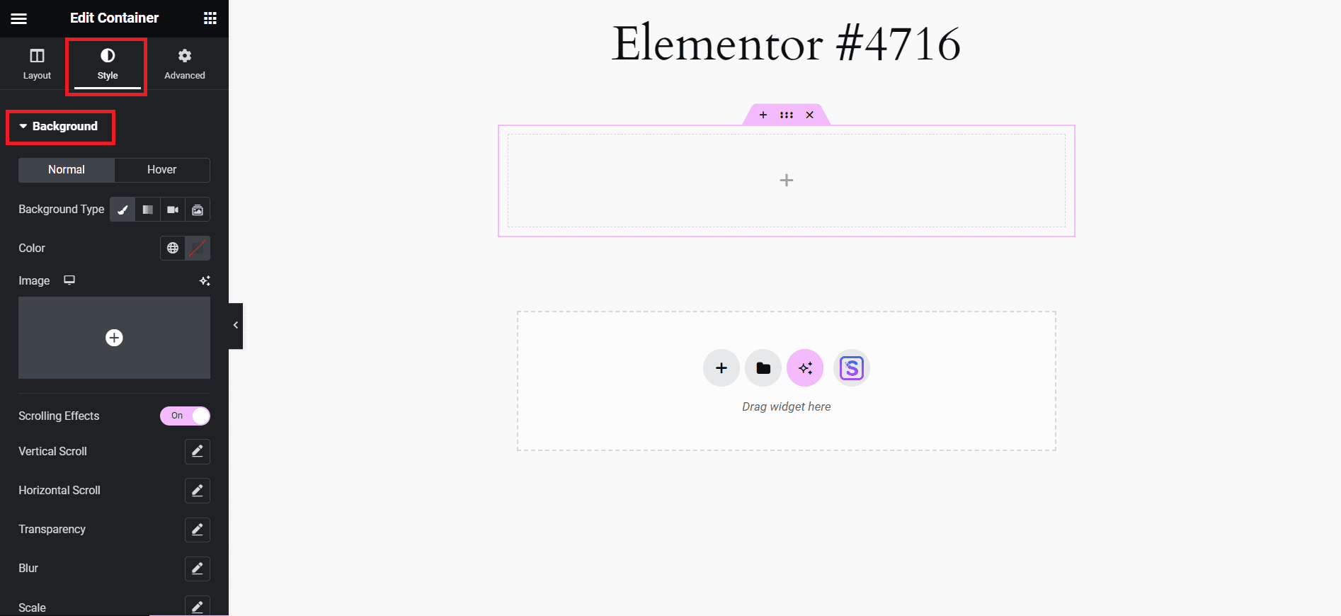 Add background effects how to add parallax effect in elementor [beginners guide] from the plus addons for elementor