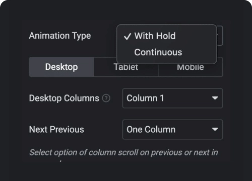 Change carousel automatically or with hold  advanced carousel slider for elementor [carousel anything] from the plus addons for elementor