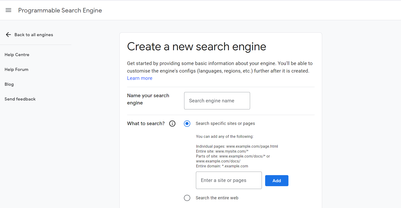 Create a new search engine how to add google search on wordpress site [easily] from the plus addons for elementor