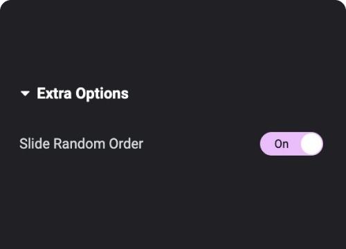 Random order slider  advanced carousel slider for elementor [carousel anything] from the plus addons for elementor