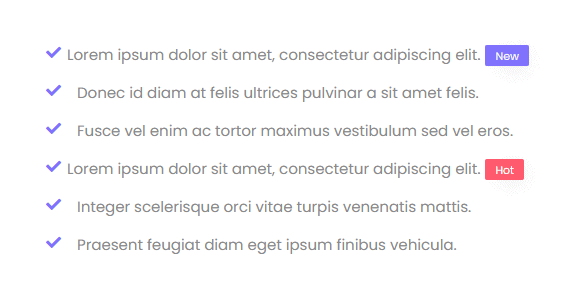 Stylish List Pin Hint Demo 1 | The Plus Addons for Elementor Stylish list pin hint demo