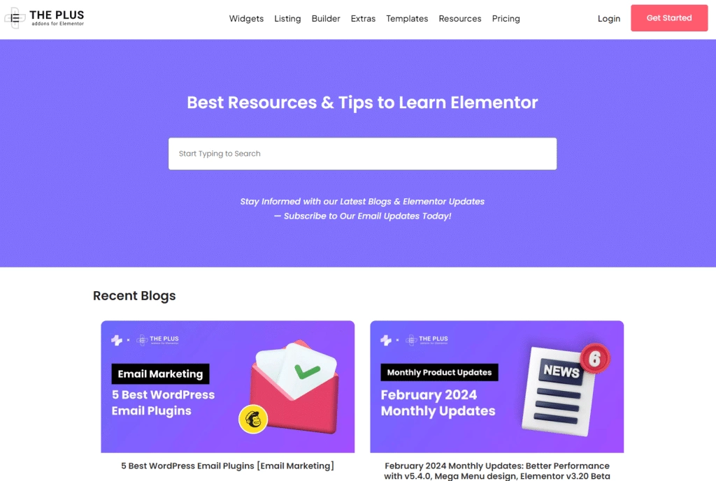 The plus addons blog page website vs blog [key differences, types, use cases] from the plus addons for elementor