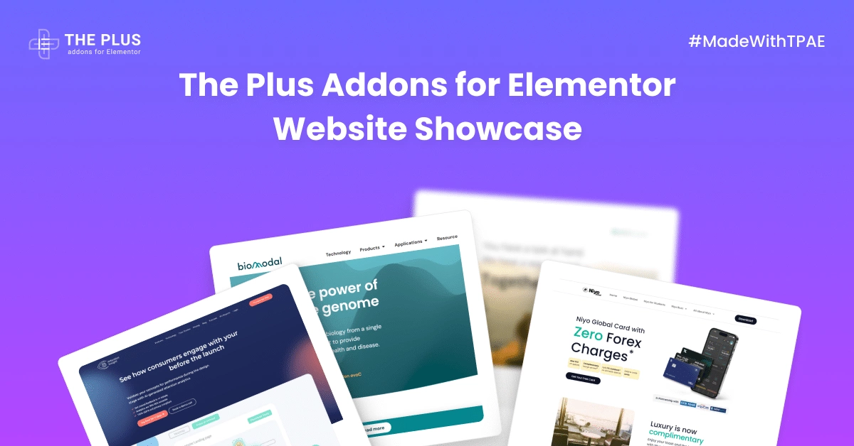 The plus addons for elementor website showcase madewithtpae the plus addons for elementor website showcase - #madewithtpae from the plus addons for elementor