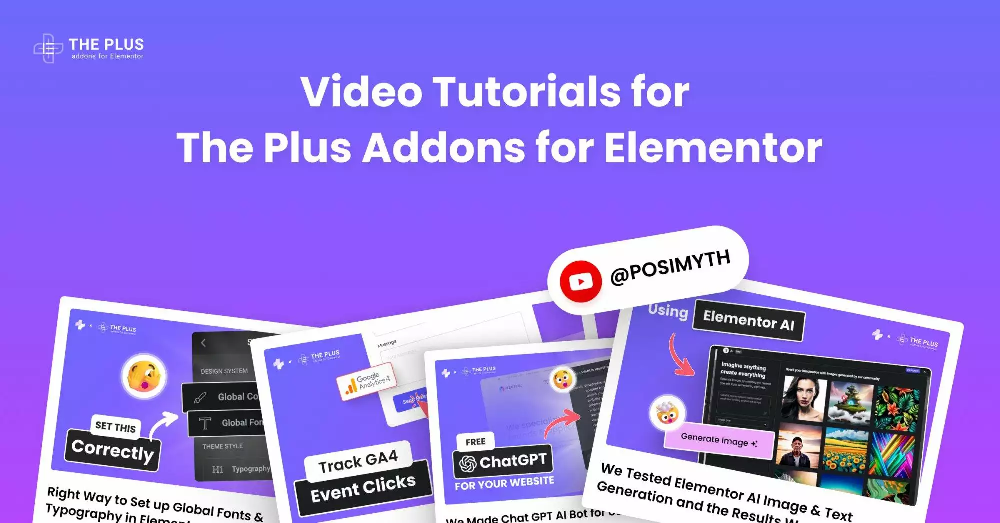 Video tutorials for the plus addons for elementor video tutorials for the plus addons for elementor from the plus addons for elementor
