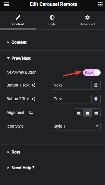 Carousel remote button how to connect elementor infobox with carousel remote? From the plus addons for elementor