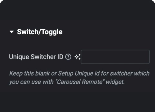 Connect switcher with carousel remote switcher for elementor from the plus addons for elementor