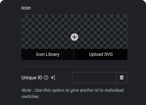 Connect with anchor id switcher for elementor from the plus addons for elementor