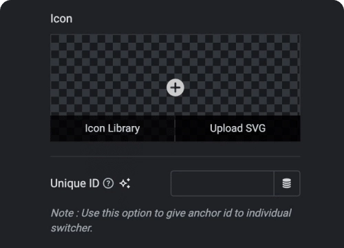 Connect with anchor id switcher for elementor from the plus addons for elementor