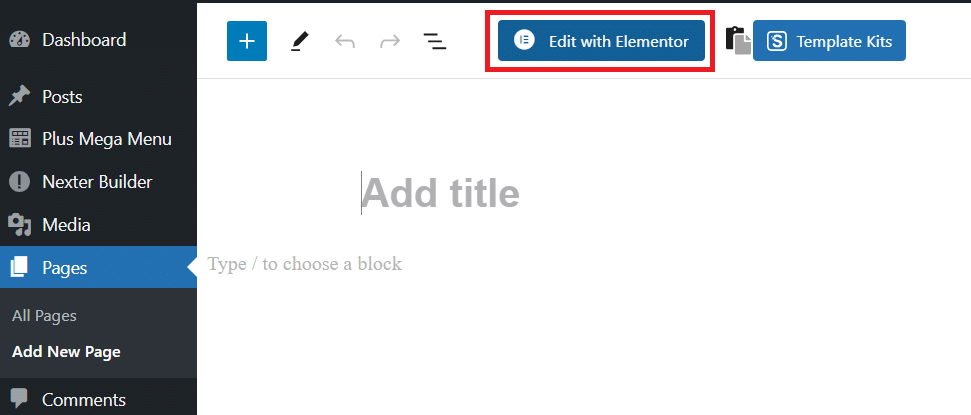 Edit with elementor how to use elementor templates [save, import and export] from the plus addons for elementor