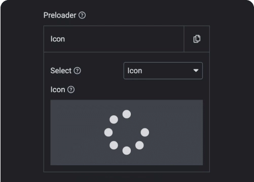 Icon as preloader elementor preloader animations & transitions | the plus addons for elementor from the plus addons for elementor