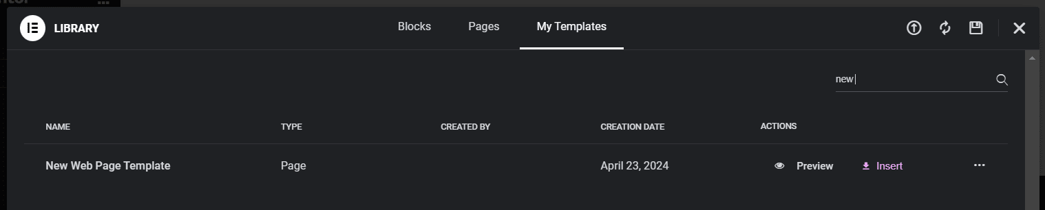 My templates how to use elementor templates [save, import and export] from the plus addons for elementor