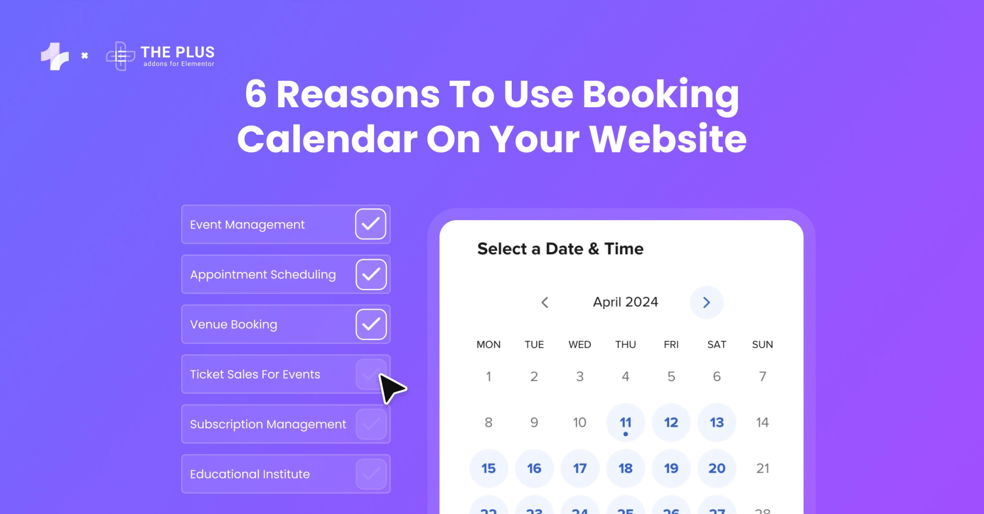 Reasons to use booking calendar on your wordpress site 5 best elementor calendar plugins [manage events easily] from the plus addons for elementor