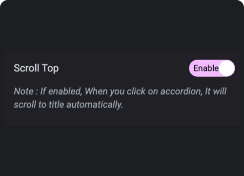 Scroll to top on unfold & expand toggle widget for elementor [read more button] from the plus addons for elementor