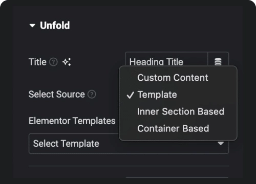 Unfold for elementor template content unfold & expand toggle widget for elementor [read more button] from the plus addons for elementor