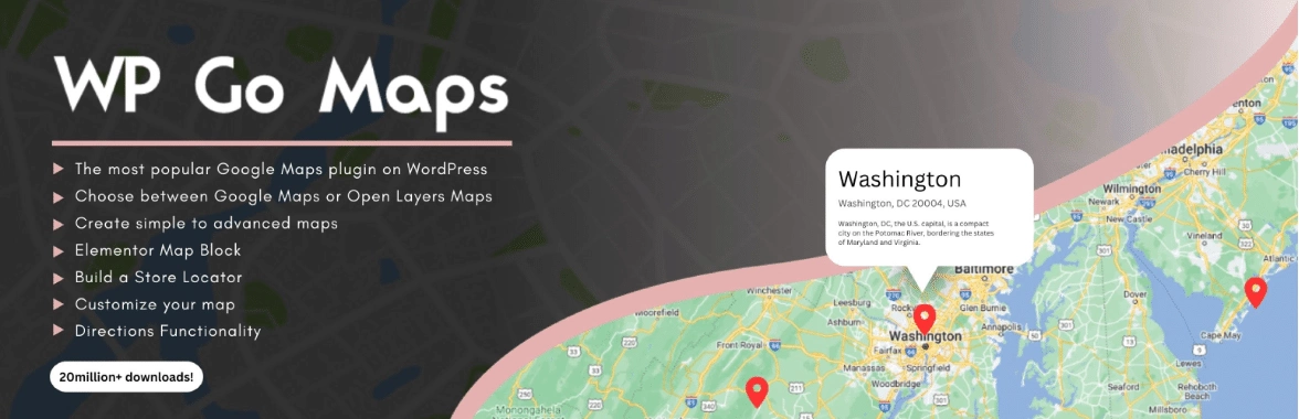 Wp go maps 5 best wordpress map plugins [interactive mapping] from the plus addons for elementor