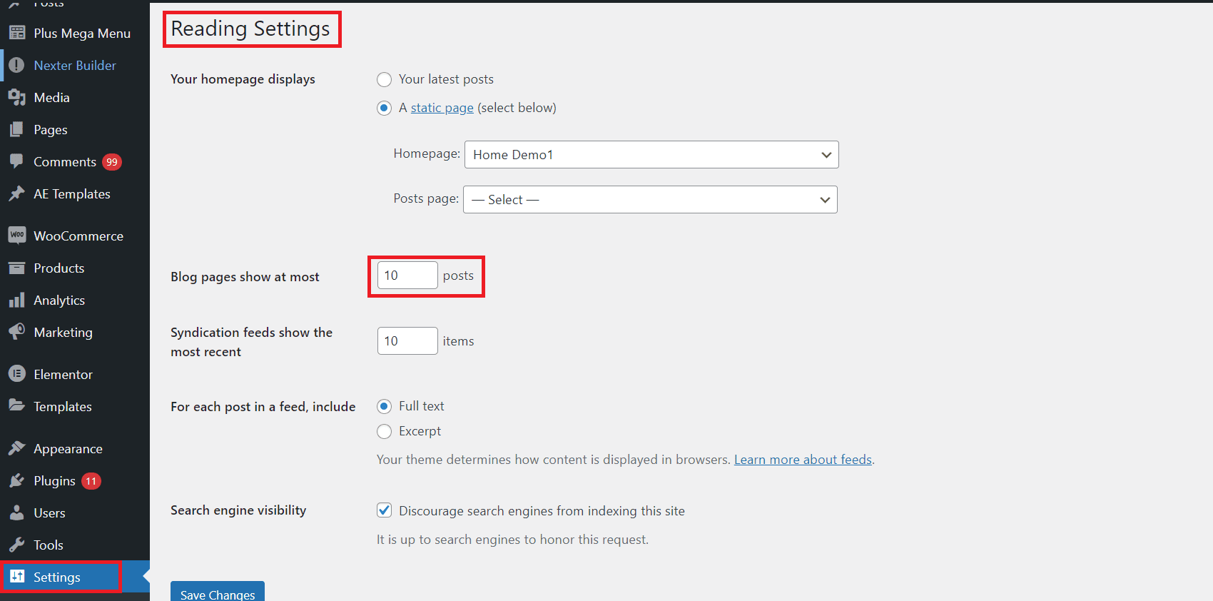 Limit the number of posts or comments per page how to fix slow wordpress admin dashboard [13+ proven tips] from the plus addons for elementor