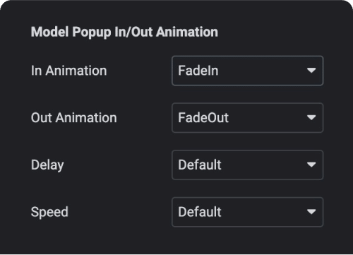 Popup animation controls elementor popup builder [25+ ready to use templates] | the plus addons for elementor from the plus addons for elementor